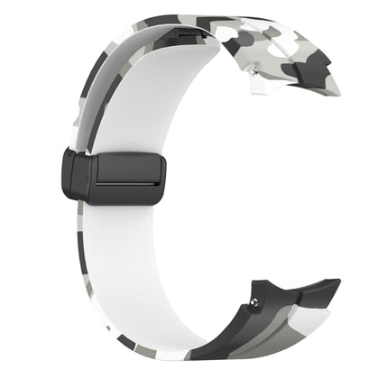 Magnetic Clasp Camouflage Silicone Watch Band, For Samsung Galaxy Watch5 / 5 Pro / Watch 4 / 4 Classic - DealBuddy