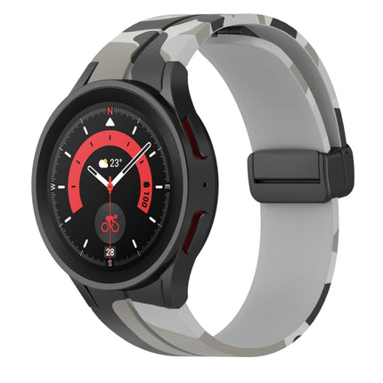 Magnetic Clasp Camouflage Silicone Watch Band, For Samsung Galaxy Watch5 / 5 Pro / Watch 4 / 4 Classic - DealBuddy