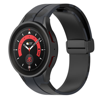 Magnetic Clasp Camouflage Silicone Watch Band, For Samsung Galaxy Watch5 / 5 Pro / Watch 4 / 4 Classic - DealBuddy