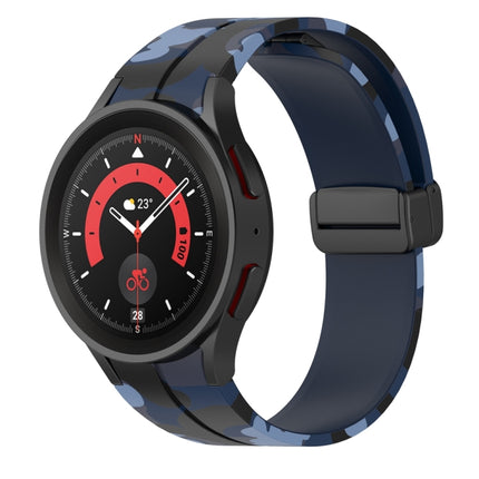 Magnetic Clasp Camouflage Silicone Watch Band, For Samsung Galaxy Watch5 / 5 Pro / Watch 4 / 4 Classic - DealBuddy