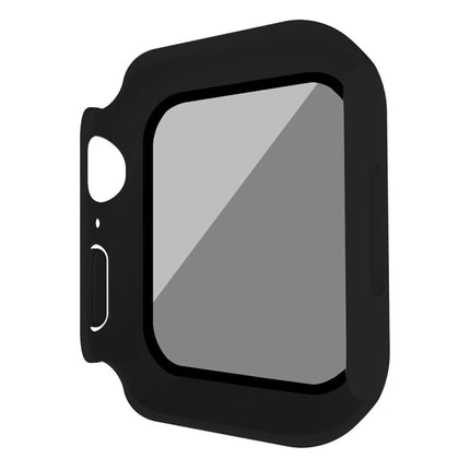 Frosted PC + Anti-spy Tempered Film Integrated Watch Protective Case