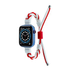 For Apple Watch 38mm / White Red