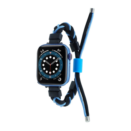 Silicone Bean Braided Cord Nylon Watch Band, For Apple Watch 42mm, For Apple Watch 38mm - DealBuddy