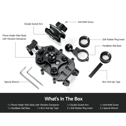 Ulefone Armor Mount Pro AM01 Universal Bicycle Handle Phone Holder - DealBuddy