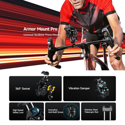 Ulefone Armor Mount Pro AM01 Universal Bicycle Handle Phone Holder - DealBuddy