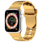 Square Buckle Armor Style Silicone Watch Band, For Apple Watch Ultra 49mm, For Apple Watch SE 2023 44mm, For Apple Watch 8 41mm