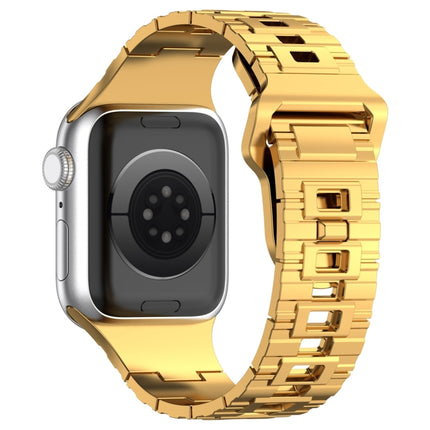 Square Buckle Armor Style Silicone Watch Band, For Apple Watch 4 40mm, For Apple Watch SE 2023 40mm, For Apple Watch 3 38mm - DealBuddy