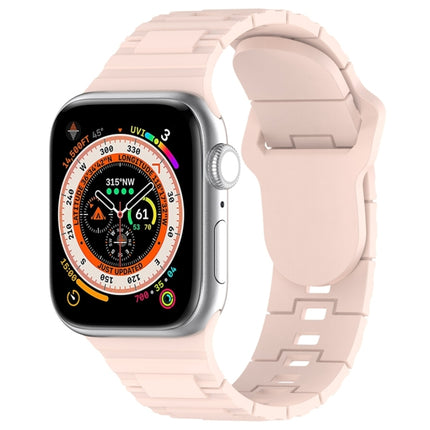 Square Buckle Armor Style Silicone Watch Band