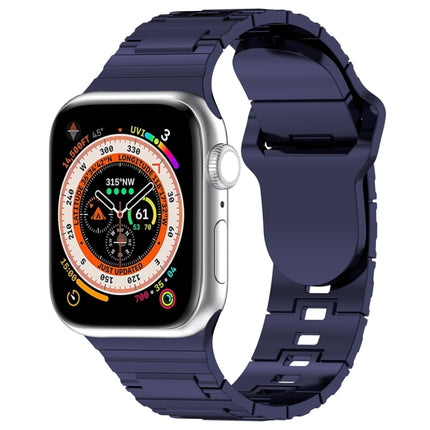 Square Buckle Armor Style Silicone Watch Band