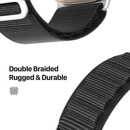 DUX DUCIS GS Series Nylon Loop Watch Band, For Apple Watch Ultra 49mm, For Apple Watch SE 2023 44mm, For Apple Watch SE 2023 40mm, For Apple Watch Ultra 2 49mm, For Apple Watch Series 9 45mm, For Apple Watch SE 2022 40mm, For Apple Watch Series 9 41mm ...