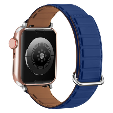 Reverse Buckle Magnetic Silicone Watch Band, For Apple Watch Series 8 45mm, For Apple Watch SE 2022 40mm, For Apple Watch SE 2022 44mm - DealBuddy
