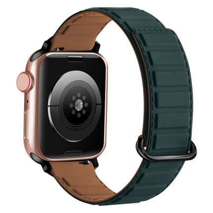 Reverse Buckle Magnetic Silicone Watch Band, For Apple Watch 38mm - DealBuddy