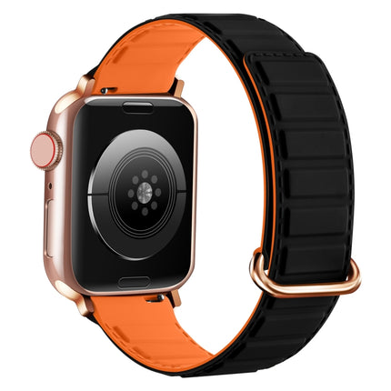 Reverse Buckle Magnetic Silicone Watch Band, For Apple Watch 38mm - DealBuddy