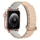 For Apple Watch SE 2023 44mm / Rose Buckle Milk Grey