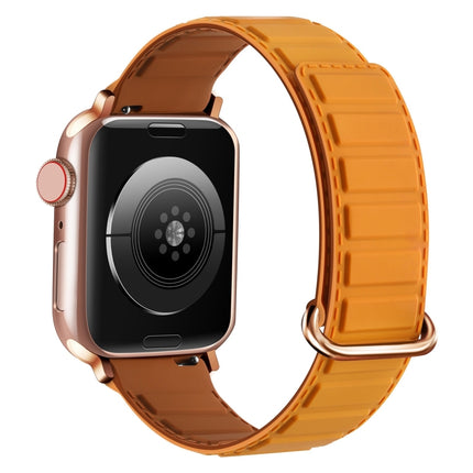 Reverse Buckle Magnetic Silicone Watch Band, For Apple Watch Series 10 46mm, For Apple Watch Series 10 42mm, For Apple Watch SE 2023 44mm - DealBuddy