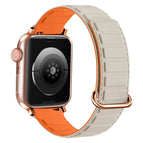 For Apple Watch Series 10 42mm / Rose Buckle Starlight Orange
