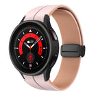 Dual Color Magnetic Folding Buckle Silicone Watch Band, For Samsung Galaxy Watch 6 / 6 Classic - DealBuddy