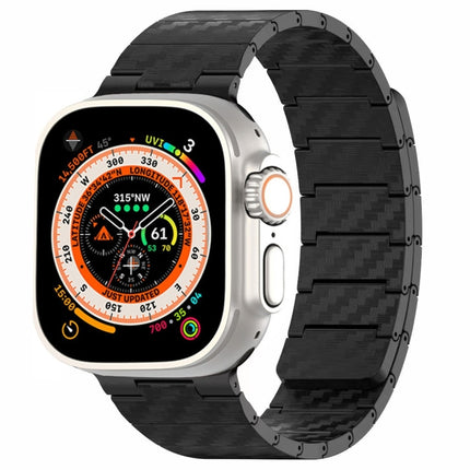 Carbon Fiber Magnetic Loop Watch Band, For Apple Watch Series 10 46mm, For Apple Watch Series 10 42mm, For Apple Watch SE 2023 44mm, For Apple Watch SE 2023 40mm, For Apple Watch Ultra 2 49mm, For Apple Watch Series 9 45mm, For Apple Watch Series 9 41m... - DealBuddy