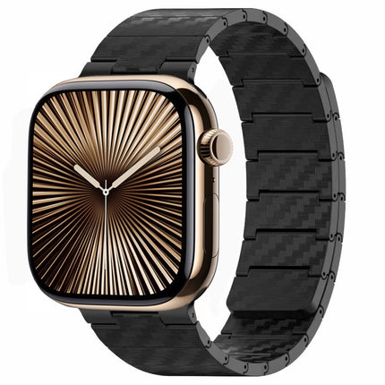 Carbon Fiber Magnetic Loop Watch Band, For Apple Watch Series 10 46mm, For Apple Watch Series 10 42mm, For Apple Watch SE 2023 44mm, For Apple Watch SE 2023 40mm, For Apple Watch Ultra 2 49mm, For Apple Watch Series 9 45mm, For Apple Watch Series 9 41m... - DealBuddy