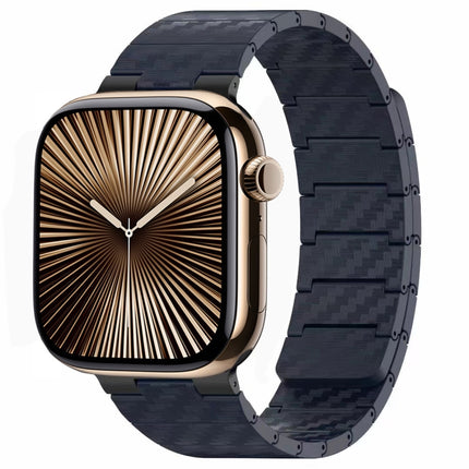 Carbon Fiber Magnetic Loop Watch Band, For Apple Watch Series 10 46mm, For Apple Watch Series 10 42mm, For Apple Watch SE 2023 44mm, For Apple Watch SE 2023 40mm, For Apple Watch Ultra 2 49mm, For Apple Watch Series 9 45mm, For Apple Watch Series 9 41m... - DealBuddy