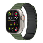 For Apple Watch Ultra 2 49mm / Army Green Black