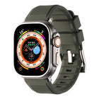 Double Ring Silicone Watch Band, For Apple Watch Ultra 49mm, For Apple Watch SE 2023 44mm, For Apple Watch 8 41mm, For Apple Watch SE 2023 40mm - DealBuddy
