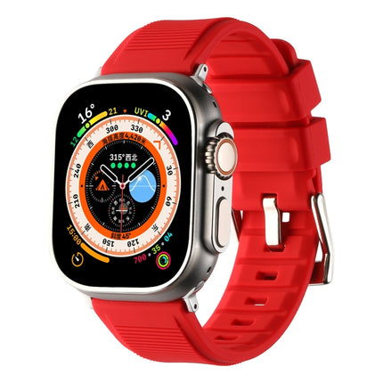 Double Ring Silicone Watch Band, For Apple Watch SE 40mm, For Apple Watch SE 44mm, For Apple Watch 6 40mm, For Apple Watch 6 44mm - DealBuddy