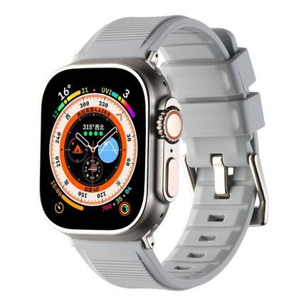 Double Ring Silicone Watch Band, For Apple Watch 5 44mm, For Apple Watch 5 40mm, For Apple Watch 4 44mm, For Apple Watch 4 40mm - DealBuddy