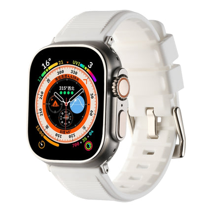 Double Ring Silicone Watch Band, For Apple Watch 3 38mm, For Apple Watch 3 42mm, For Apple Watch 2 42mm, For Apple Watch 2 38mm - DealBuddy