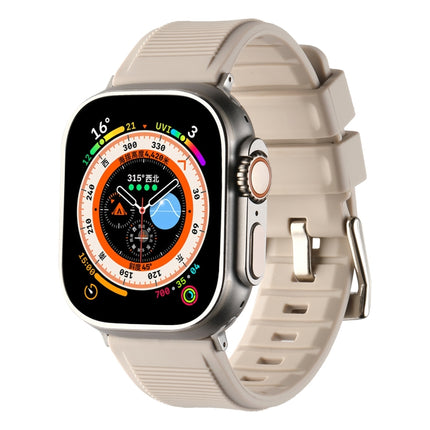 Double Ring Silicone Watch Band, For Apple Watch 3 38mm, For Apple Watch 3 42mm, For Apple Watch 2 42mm, For Apple Watch 2 38mm - DealBuddy