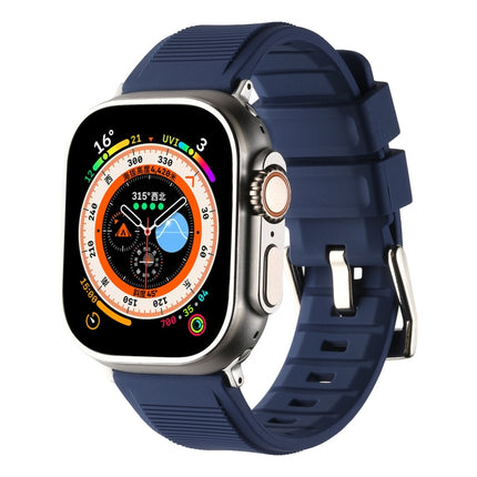 Double Ring Silicone Watch Band, For Apple Watch 3 38mm, For Apple Watch 3 42mm, For Apple Watch 2 42mm, For Apple Watch 2 38mm - DealBuddy