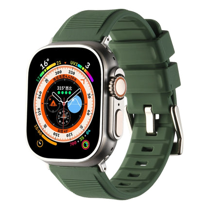 Double Ring Silicone Watch Band, For Apple Watch 42mm, For Apple Watch 38mm - DealBuddy