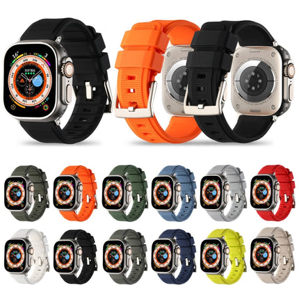 Double Ring Silicone Watch Band, For Apple Watch SE 40mm, For Apple Watch SE 44mm, For Apple Watch 6 40mm, For Apple Watch 6 44mm - DealBuddy