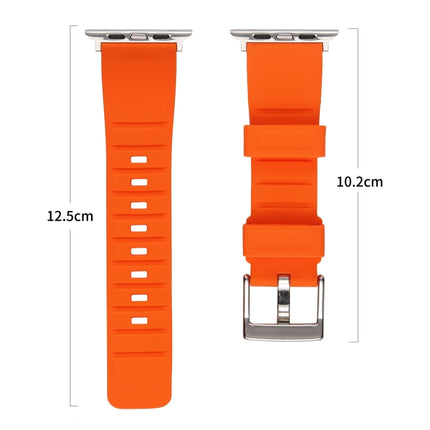 Double Ring Silicone Watch Band, For Apple Watch Ultra 49mm, For Apple Watch SE 2023 44mm, For Apple Watch 8 41mm, For Apple Watch SE 2023 40mm - DealBuddy