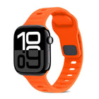 Square Buckle Stripes Silicone Watch Band, For Apple Watch Series 10 46mm, For Apple Watch Series 10 42mm - DealBuddy