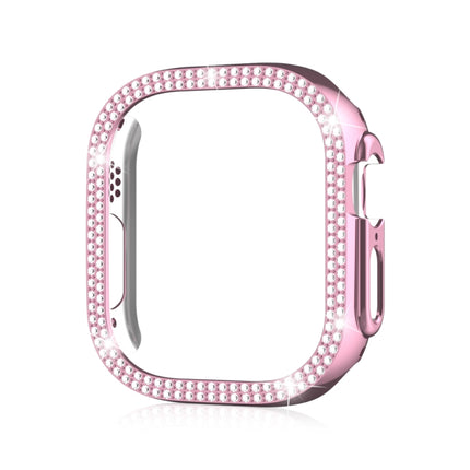 Double Row Diamond Hollow PC Watch Case