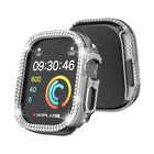 Double Row Diamond Hollow PC Watch Case