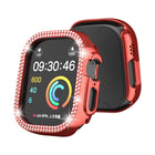 Double Row Diamond Hollow PC Watch Case