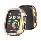 Double Row Diamond Hollow PC Watch Case