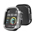 Double Row Diamond Hollow PC Watch Case