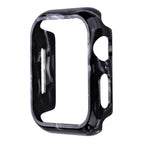 For Apple Watch Series 6 / 5 / 4 / SE 44mm / Black Flower