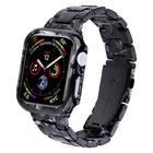 Printed Resin PC Watch Band Case Kit, For Apple Watch Series 6/5/4/SE 44mm, For Apple Watch Series 6/5/4/SE 40mm, For Apple Watch Series 9 / 8 / 7 45mm, For Apple Watch Series 9 / 8 / 7 41mm - DealBuddy