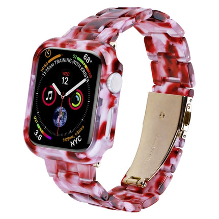 Printed Resin PC Watch Band Case Kit, For Apple Watch Series 6/5/4/SE 44mm, For Apple Watch Series 6/5/4/SE 40mm, For Apple Watch Series 9 / 8 / 7 45mm, For Apple Watch Series 9 / 8 / 7 41mm - DealBuddy