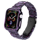 Printed Resin PC Watch Band Case Kit, For Apple Watch Series 6/5/4/SE 44mm, For Apple Watch Series 6/5/4/SE 40mm, For Apple Watch Series 9 / 8 / 7 45mm, For Apple Watch Series 9 / 8 / 7 41mm - DealBuddy