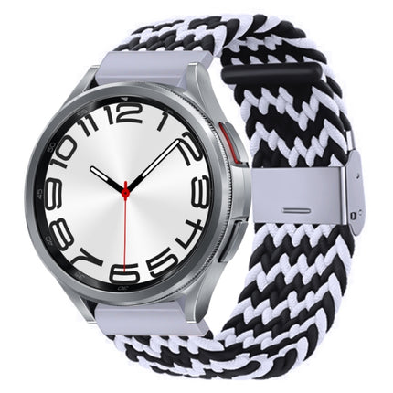 Nylon Braided Metal Buckle Watch Band