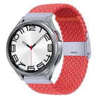 Nylon Braided Metal Buckle Watch Band