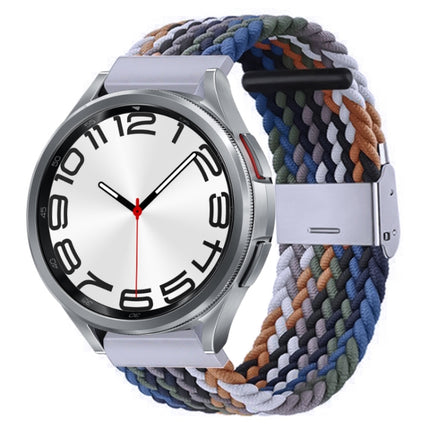 Nylon Braided Metal Buckle Watch Band