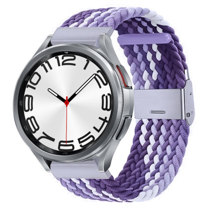 Nylon Braided Metal Buckle Watch Band