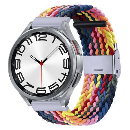Nylon Braided Metal Buckle Watch Band