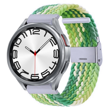 Nylon Braided Metal Buckle Watch Band